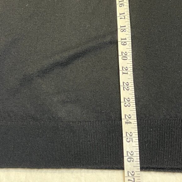 UNTUCKit Men’s XX-Large 100% Extrafine Merino Wool Quarter-Zip Sweater Black - Picture 8 of 10